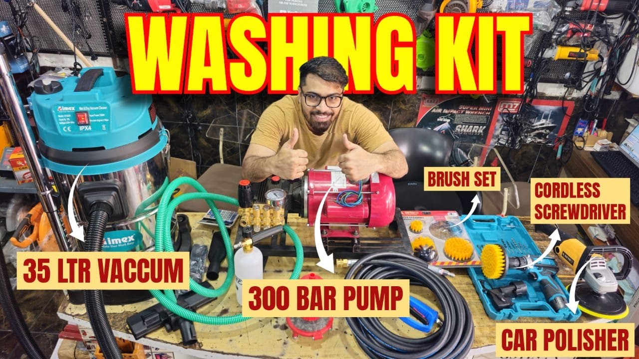 इस दिवाली आपना खुदका वाशिंग सेंटर खोलेये WASHING KIT OFFER PRICE ! UNBOXING | SURAT  | KINGTOOLS |
