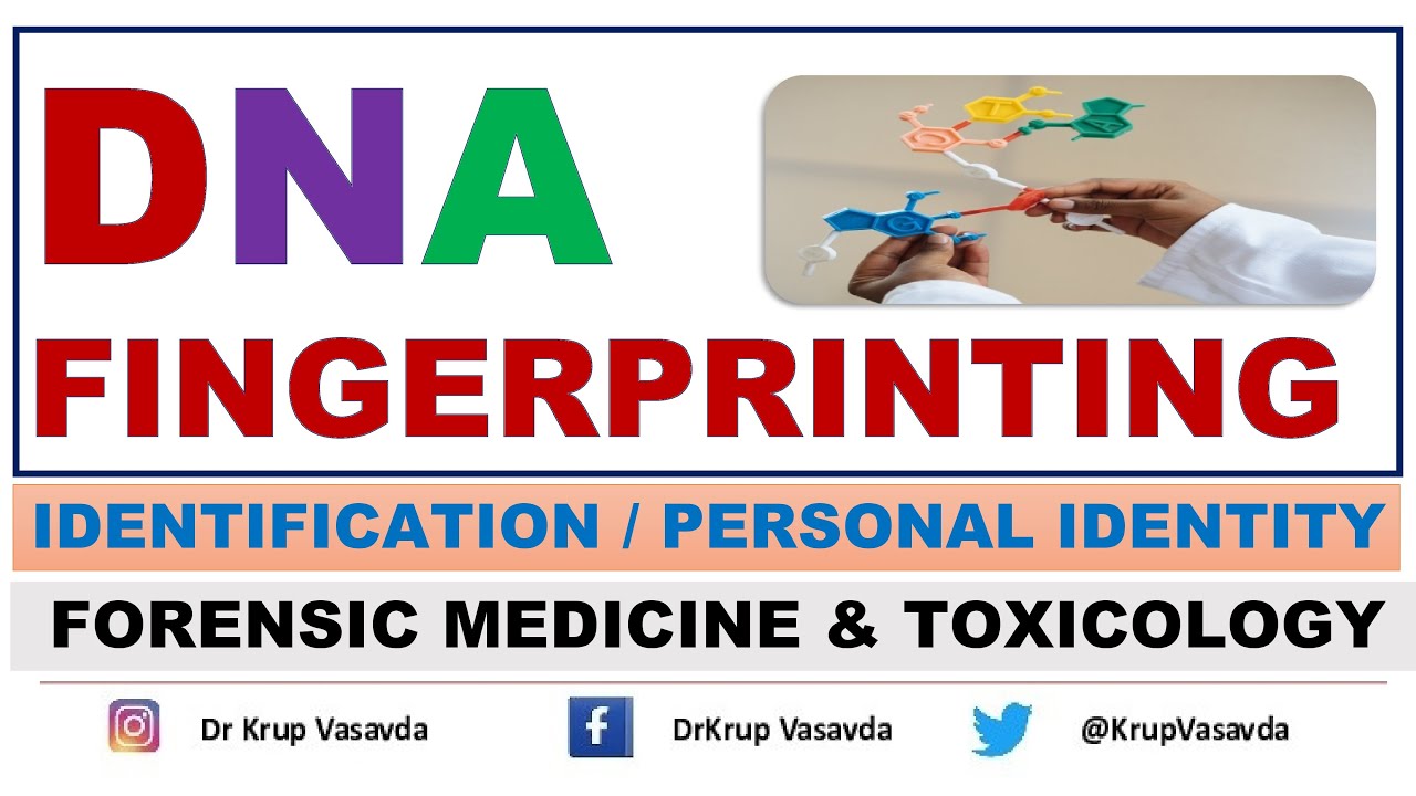 DNA Fingerprinting | DNA Profiling | DNA Typing | Dr Krup Vasavda