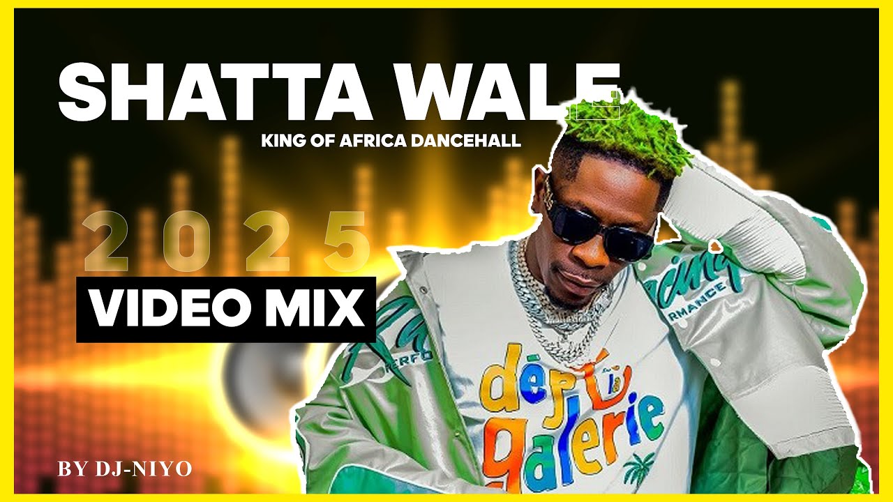 SHATTA WALE 👑 2025 VIDEO MIX🔥 - VDJ NIIYO