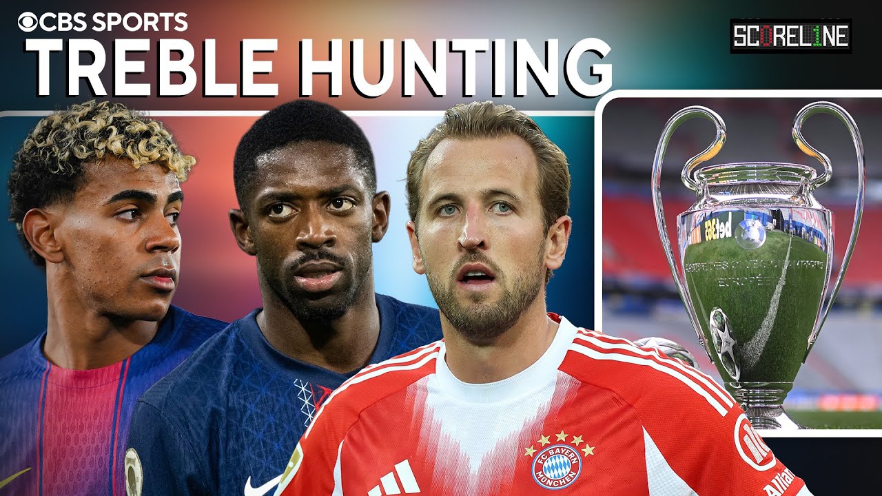 Which club can win the TREBLE this season? | PSG, Bayern, Barcelona, Arsenal | Scoreline
