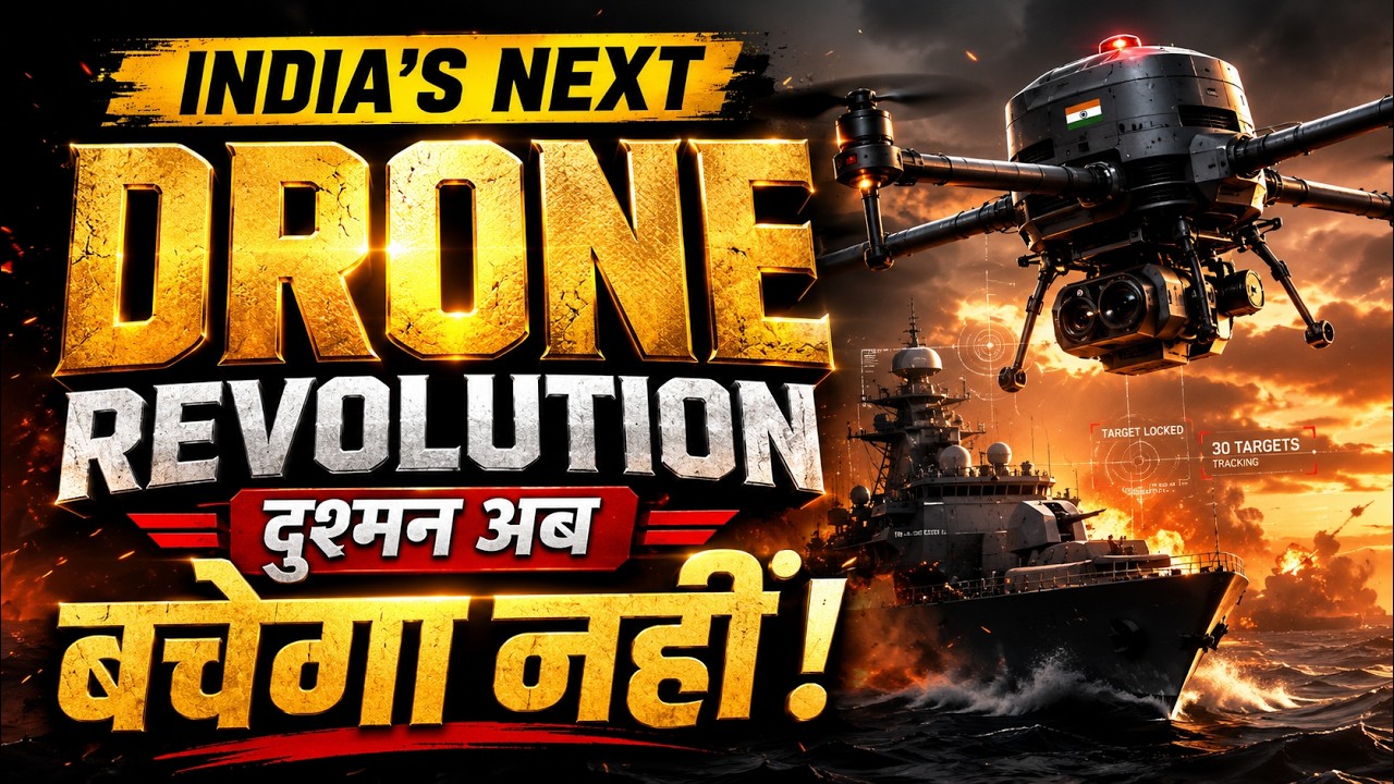 India&rsquo;s Drone Warfare Revolution 🇮🇳 | AI Military Tech & Future War Systems Explained