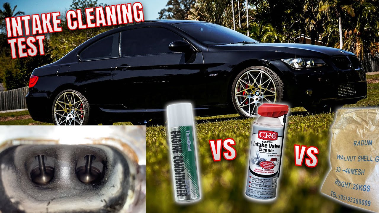 BMW N54 Intake Valve Cleaning: CRC vs ThreeBond vs Walnut Shell Comparison