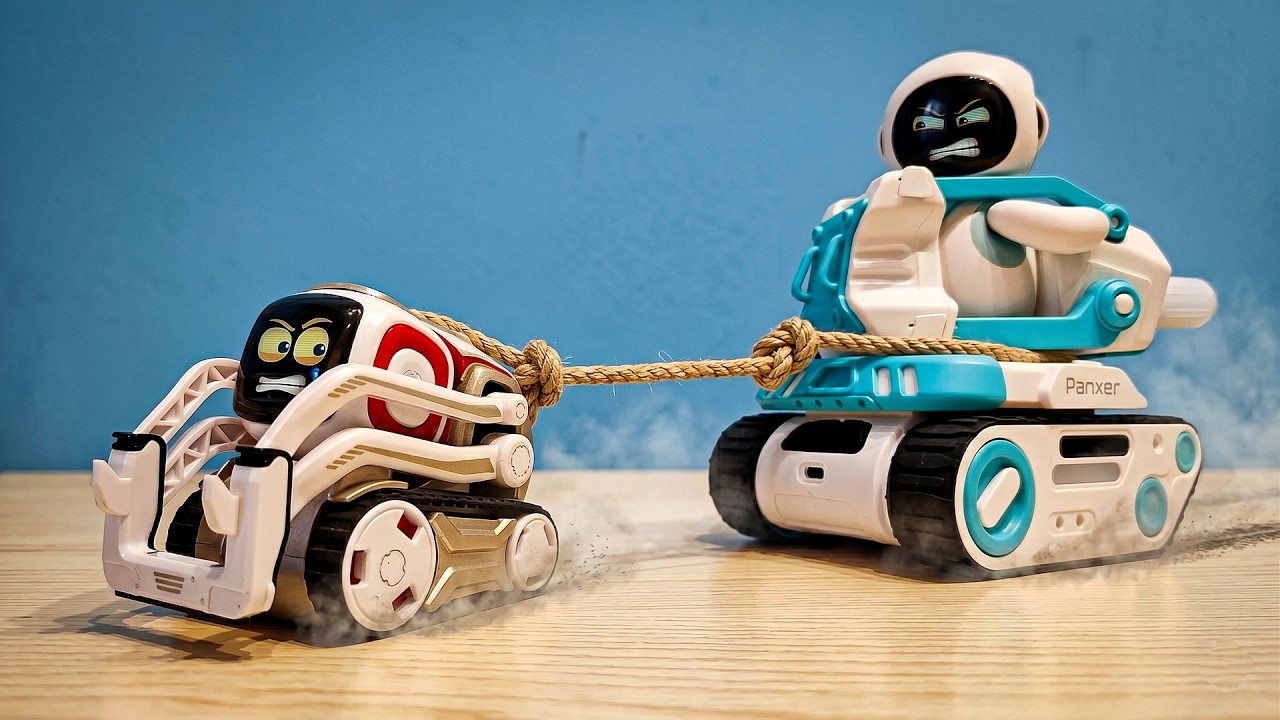 Робот Cozmo против робот Eilik на танке! Кто победит?