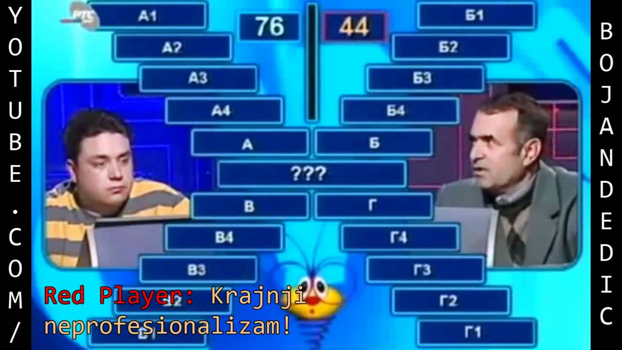 Slagalica - Takmicar napustio studio !