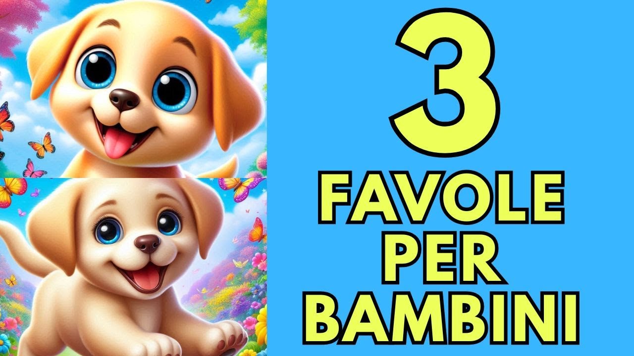 3 FAVOLE PER BAMBINI