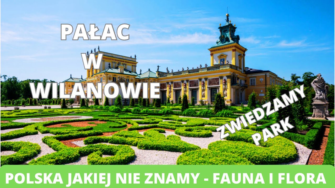 Pałac w Wilanowie. Poznajemy PARK. Polska jakiej nie znamy krok 1. Fauna i flora. #ogr&oacute;d #park