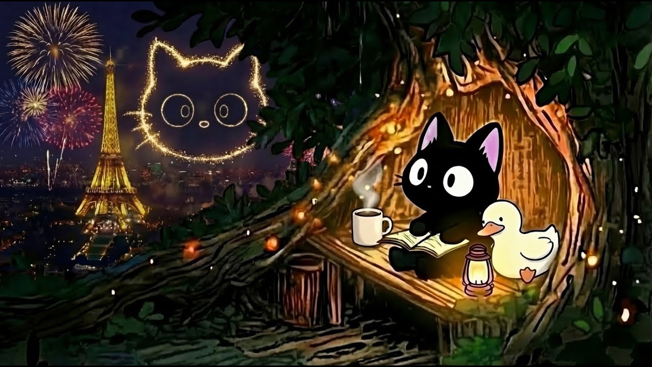 A HAPPY NEW YEAR 2026 🎆 Cozy Guitar Lo-fi Jazz for Study, Focus, Relax❄️
