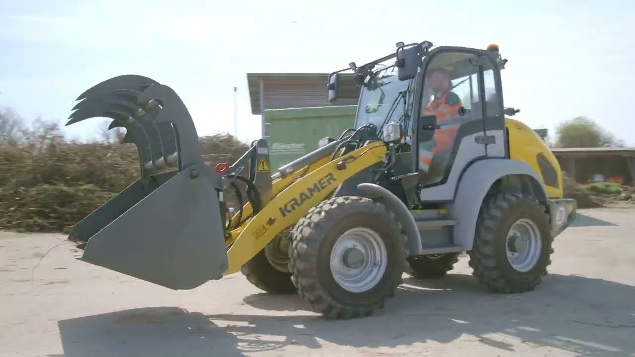 Kramer Radlader 5065e – Ein effizienter Tagesablauf mit der vollelektrischen Maschine