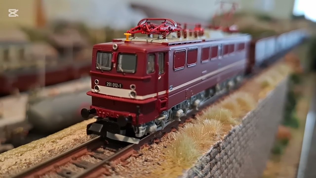 La locomotora electrica BR 251 DR del R&uuml;belandbahn
