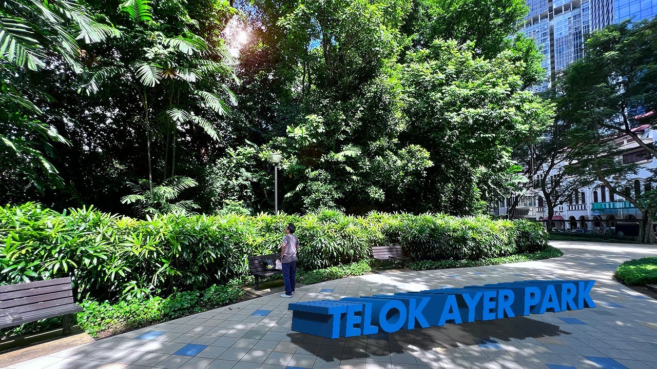 Telok Ayer Park Walking Tour | Greenery in Singapore Central Business District | Tanjong Pagar