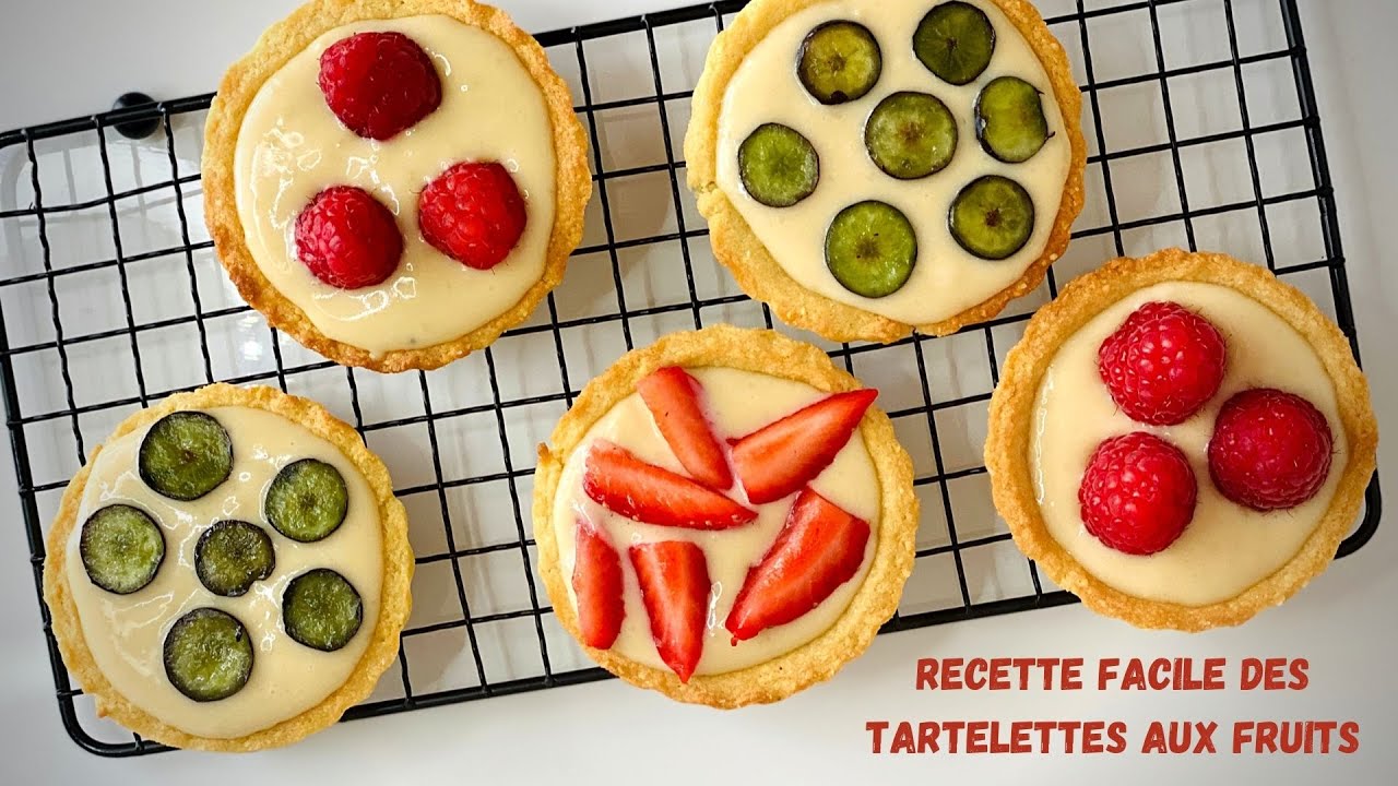 Tarte aux fruits - recette facile 🍓ترتلات بالفواكه