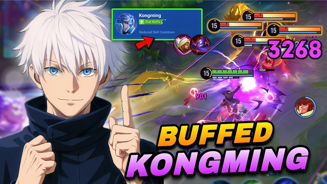 THIS IS WHY YOU SHOULD PICK BUFF KONGMING JUNGLE TO CARRY DARK SYSTEM IN RANK! | HONOR OF KINGS
