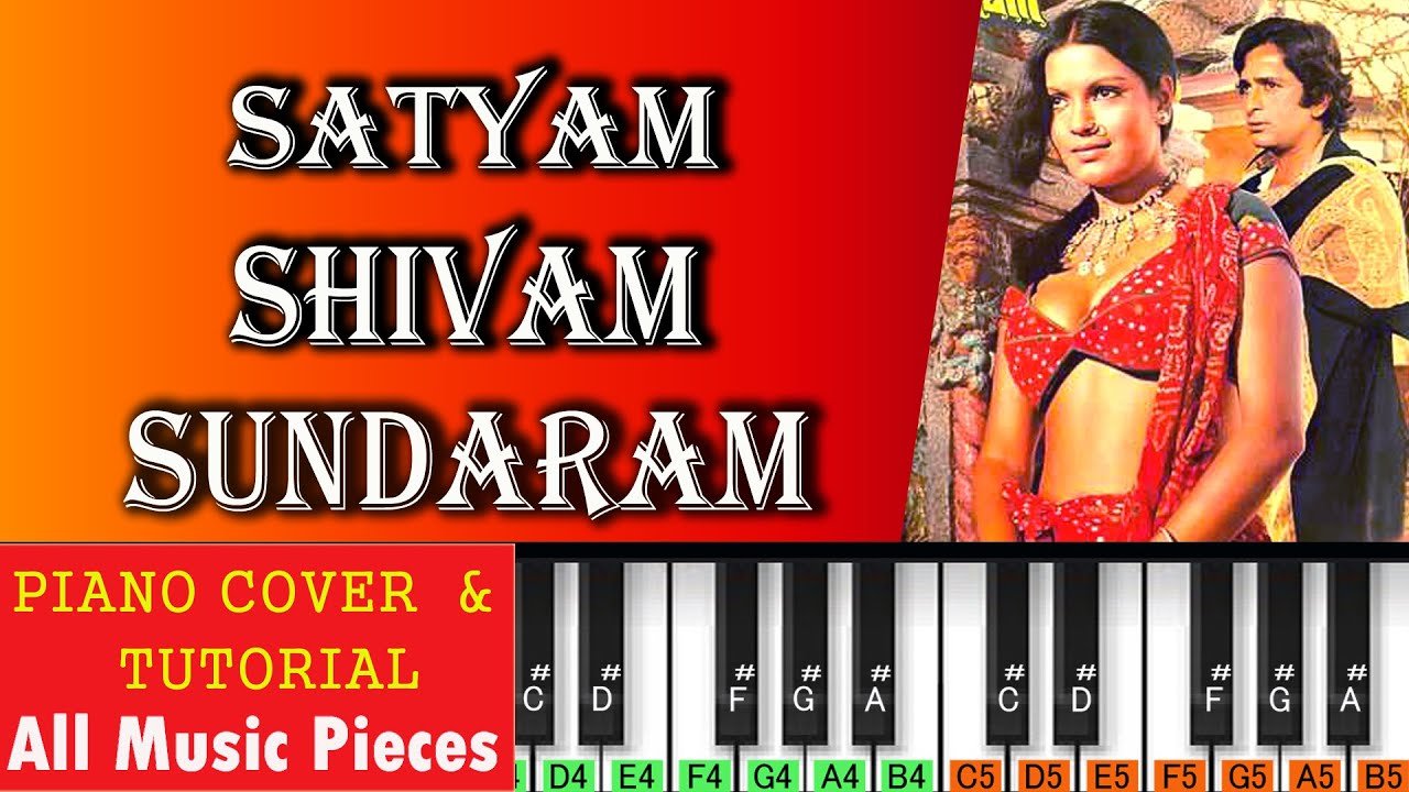 Satyam Shivam Sundaram Piano Tutorial | (1978) | Old Hindi Piano Notation