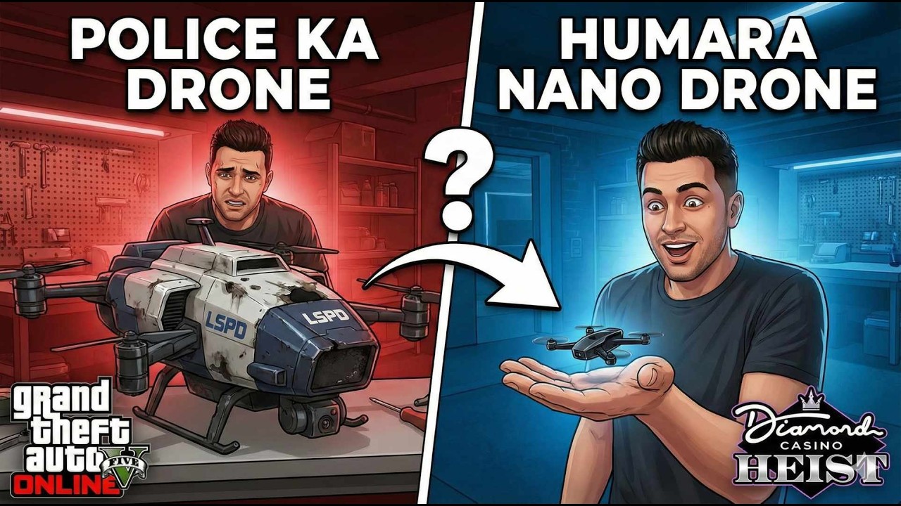 LSPD se Panga! 🚓 Chori kiye Police Drones? (Casino Heist Setup)