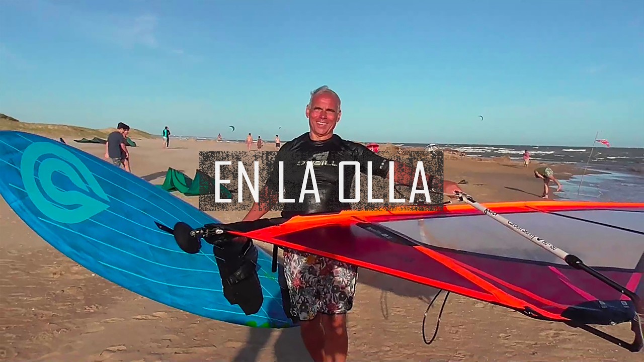 Un día de viento NE en La Olla | Windsurf en Uruguay