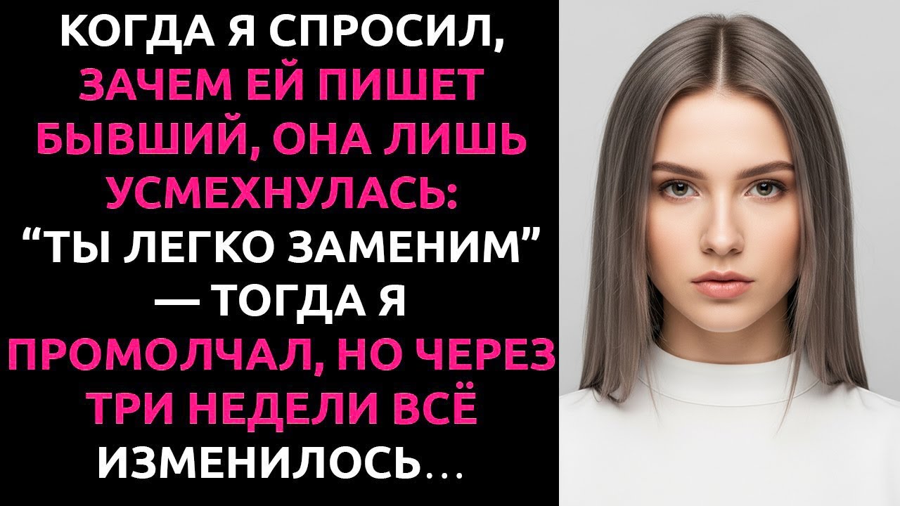 3Она СМЕЯЛАСЬ надо мной, пока переписывалась с бывшим…