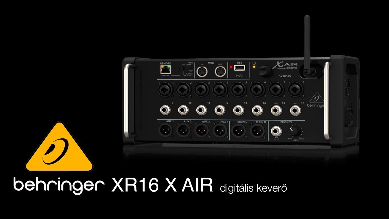 BEHRINGER XR16 X AIR digitális keverő
