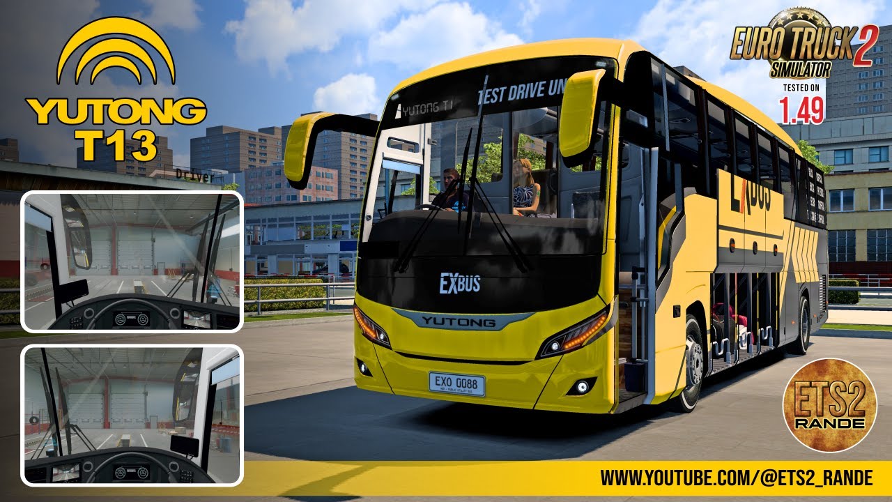 Yutong T13 ETS2 1.49_1.58 Bus Mod LHD+RHD