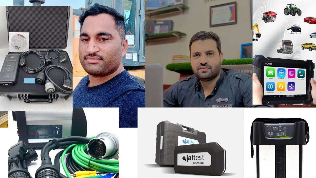 Jaltest unboxing first time in Pakistan German truck man Volvo computer diagnostic center Islamabad