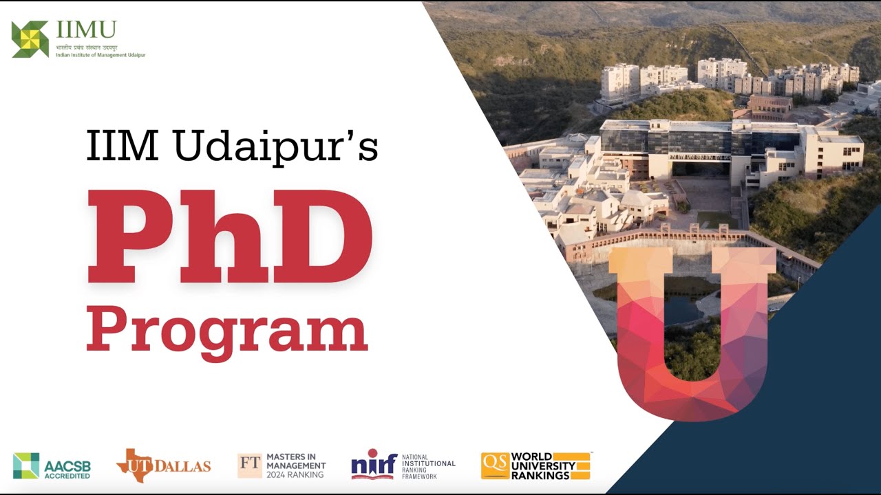 IIM Udaipur's PhD Program: Where Research Meets Excellence