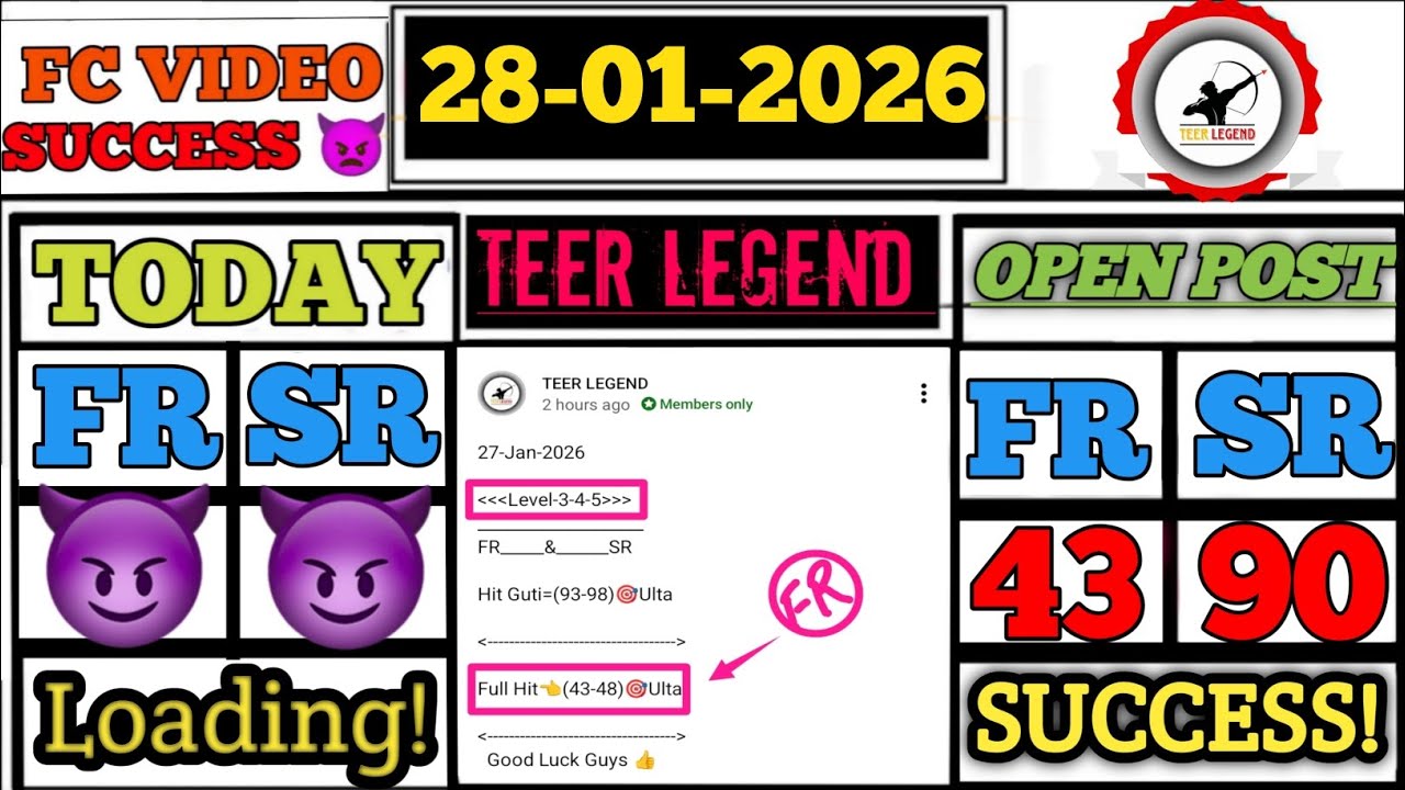 28/01/2026 Shillong Teer Common number Today || Shillong Teer Target Number Today ||  @TeerLegend