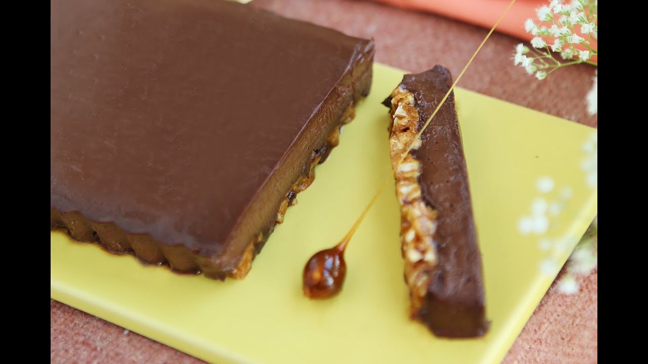 SILKY TARTE AU CHOCOLAT WITH CRUNCHY CRUST