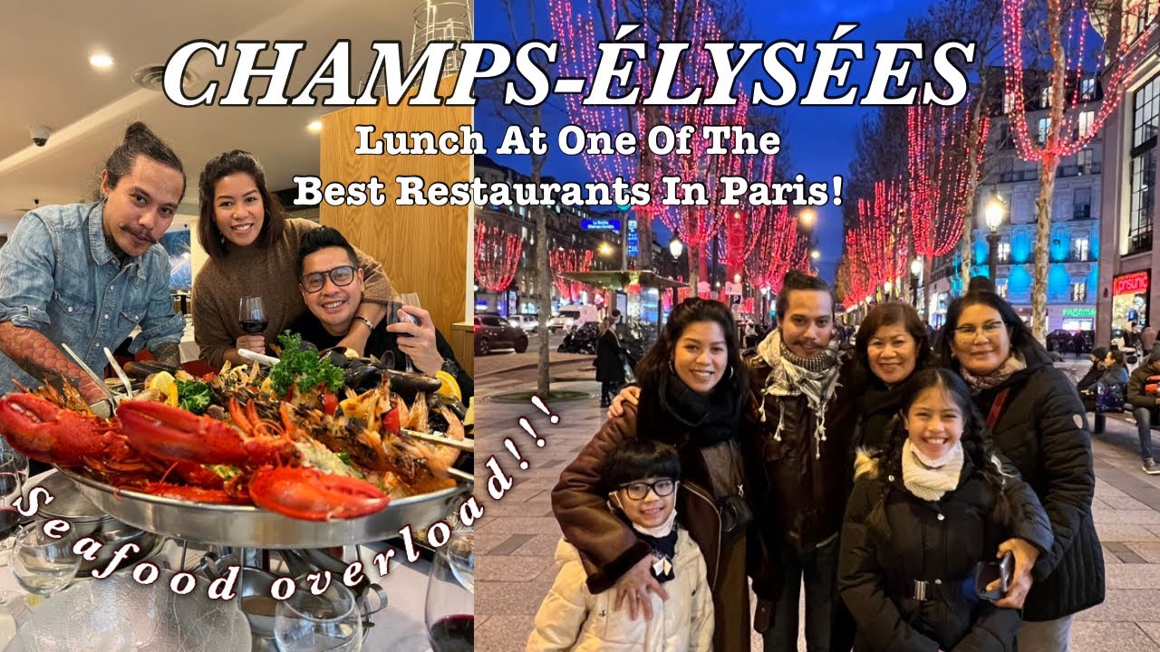 PARIS VLOG: Quick Trip to CHAMPS-ÉLYSÉES and Lunch at PEDRA ALTA | Catlea Vlogs