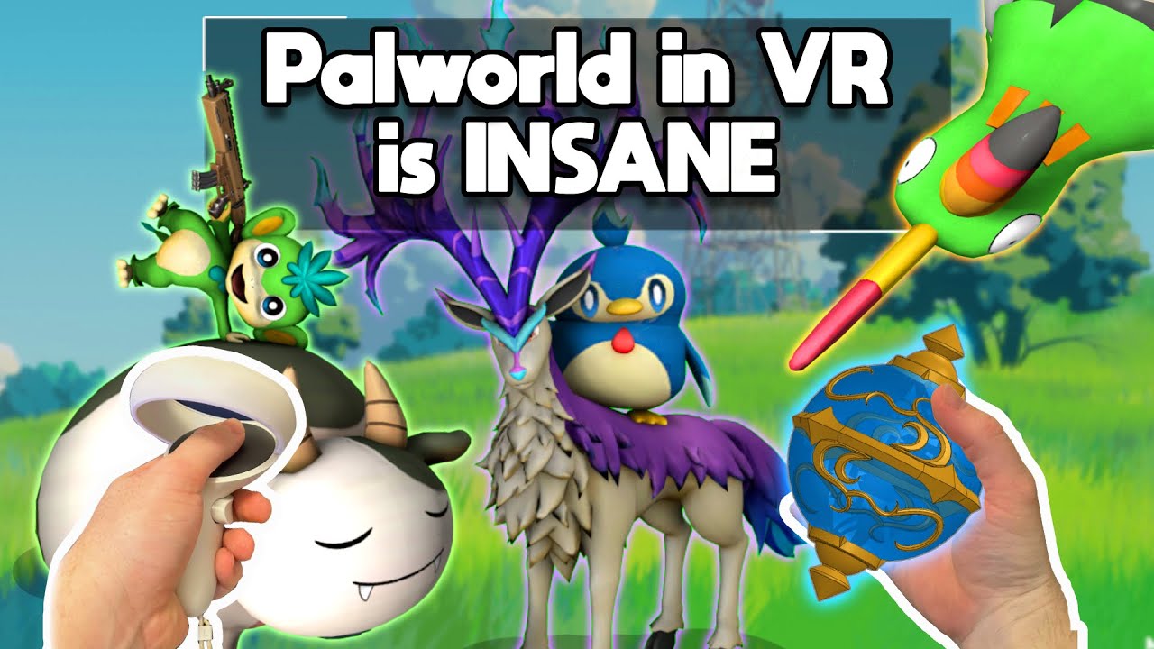 Diving into Palworld VR: Full Motion Controls & First-Person Adventure!