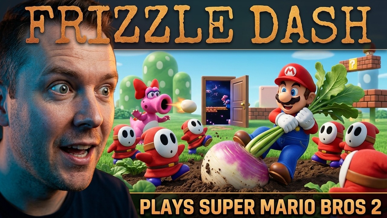Frizzle Dash Plays Super Mario Bros 2