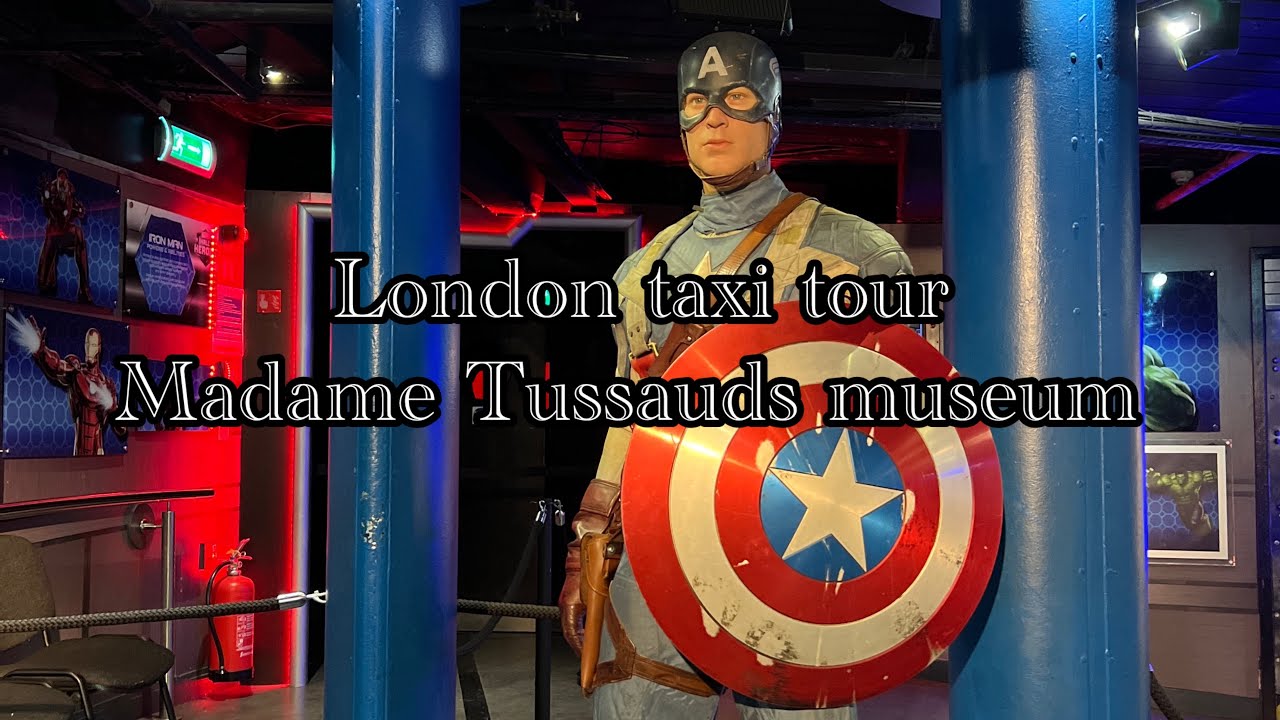 London taxi tour inside Madame Tussauds museum London 