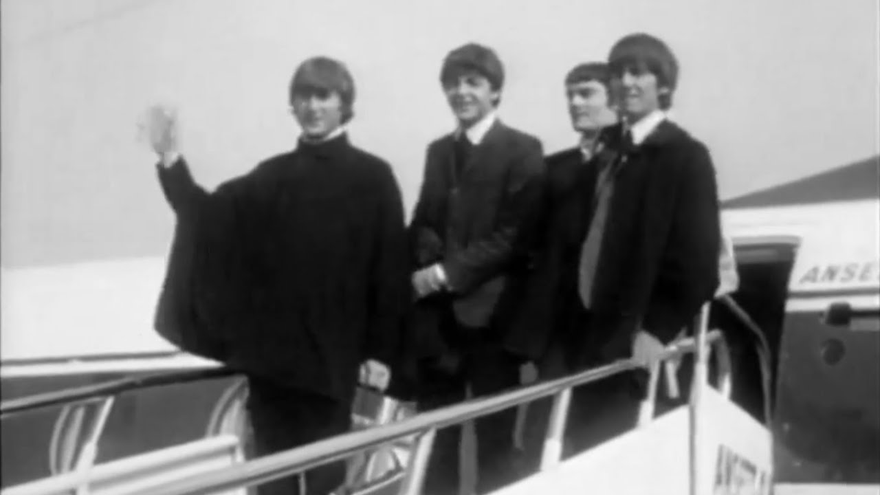The Beatles Arrive In Adelaide + Motorcade +Town Hall Appearance - ABC Channel 2 News - 12 June 1964