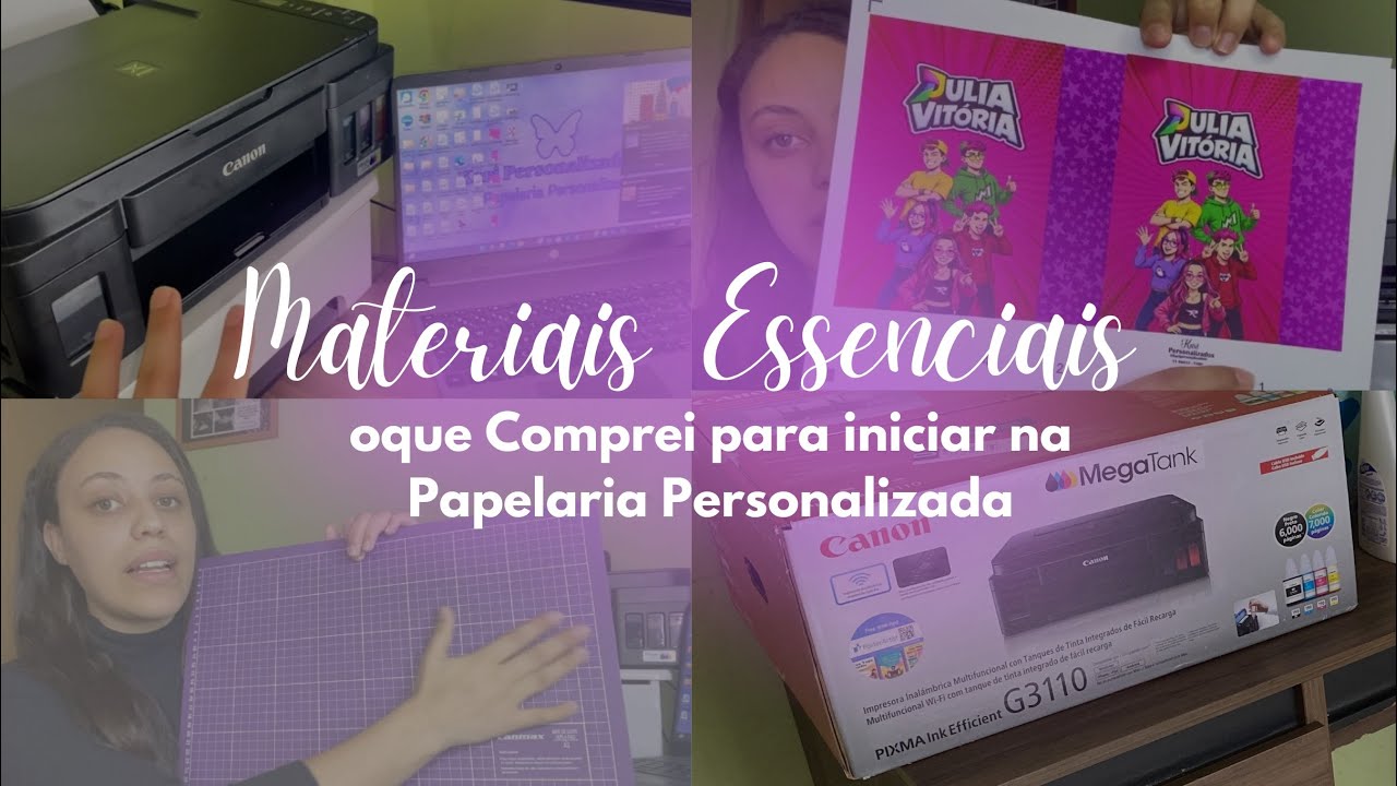 Quais Materiais Compar Para Iniciar Na Papelaria Personalizada em 2026 | Papelaria Personalizada 