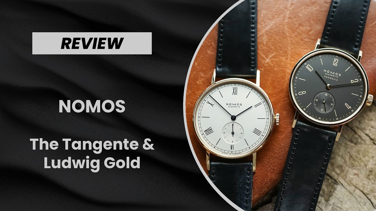 Стремление к золоту с элегантными и неподвластными времени часами Nomos Tangente и Ludwig Gold