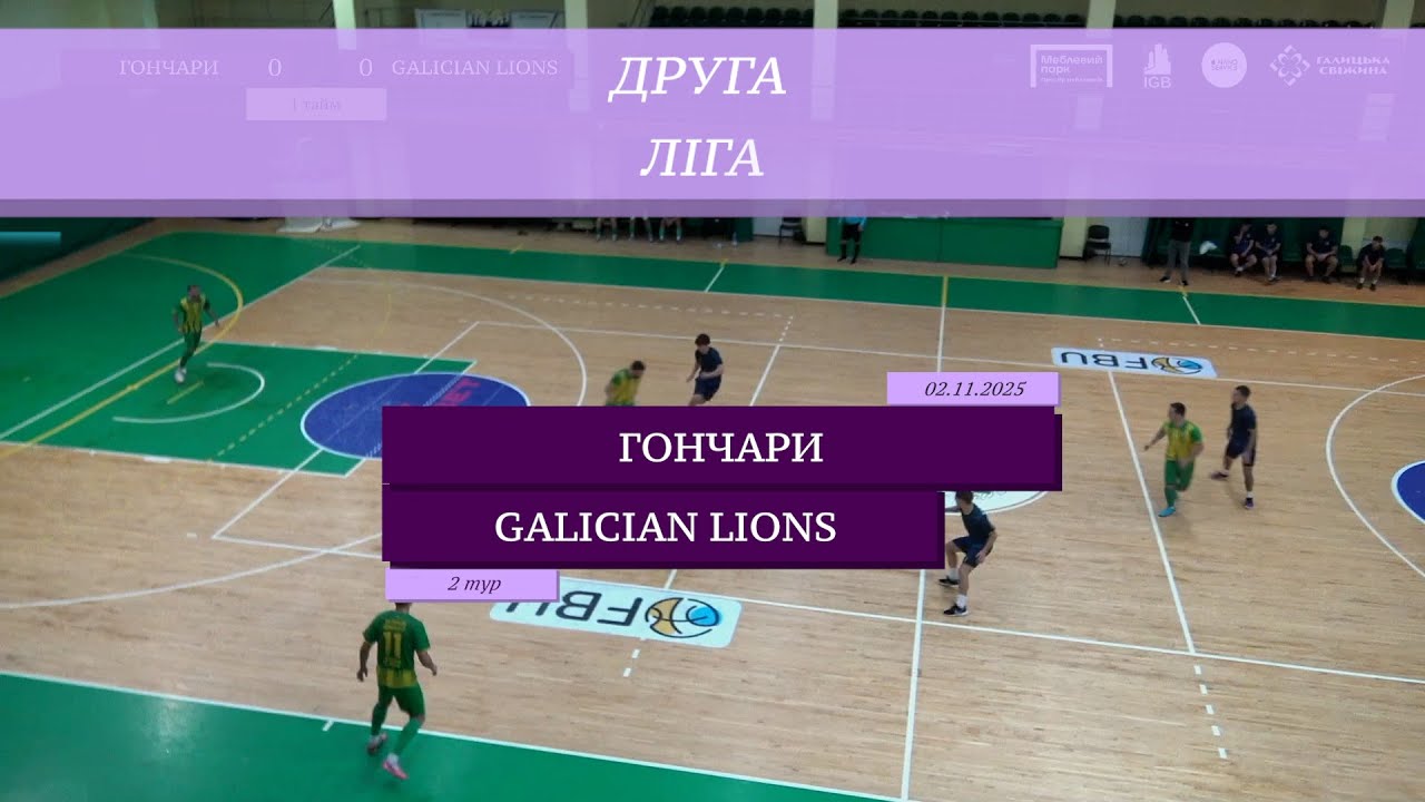 Гончари - Galician Lions I Огляд матчу I 2 тур. Друга ліга