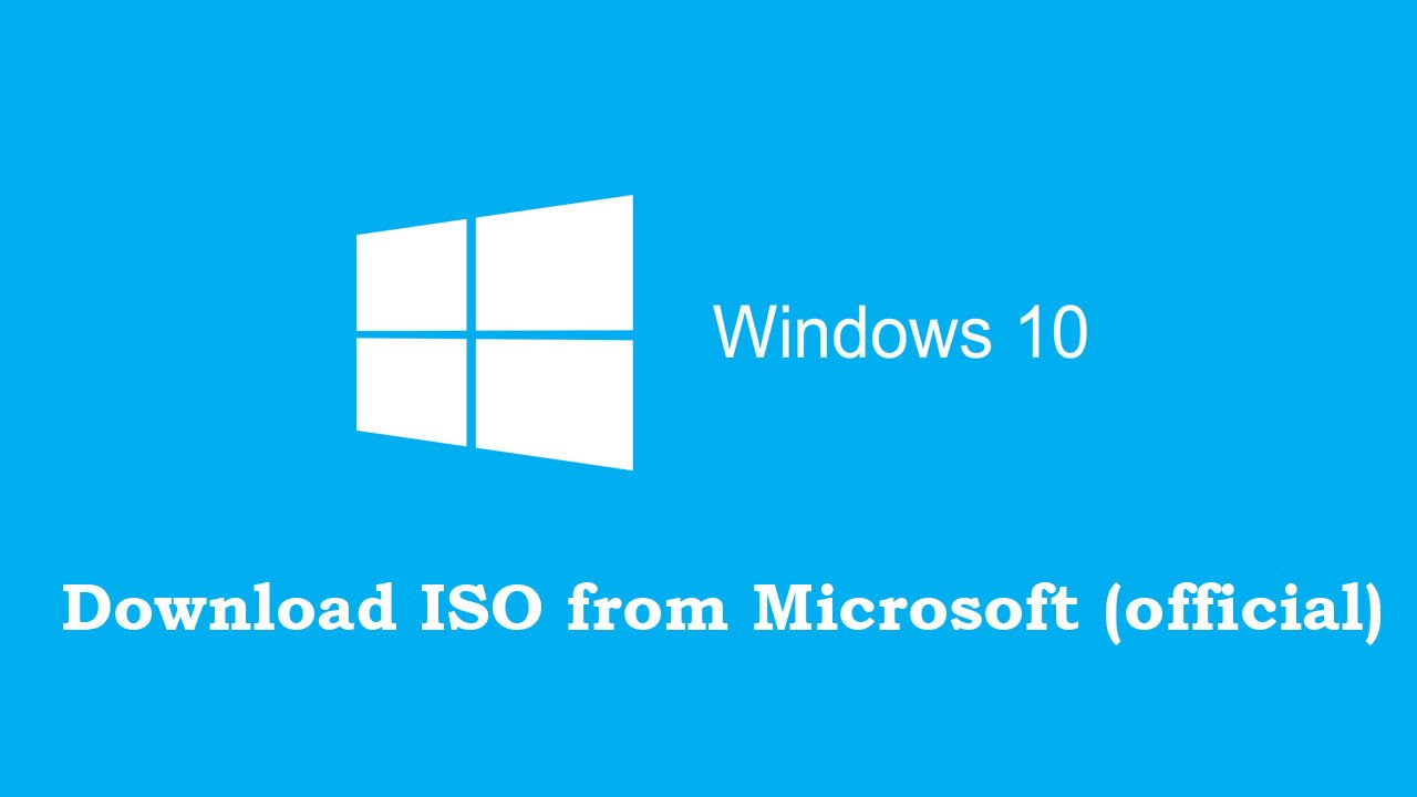 Скачайте бесплатно ISO-образ Windows 10 с официального сайта Microsoft.