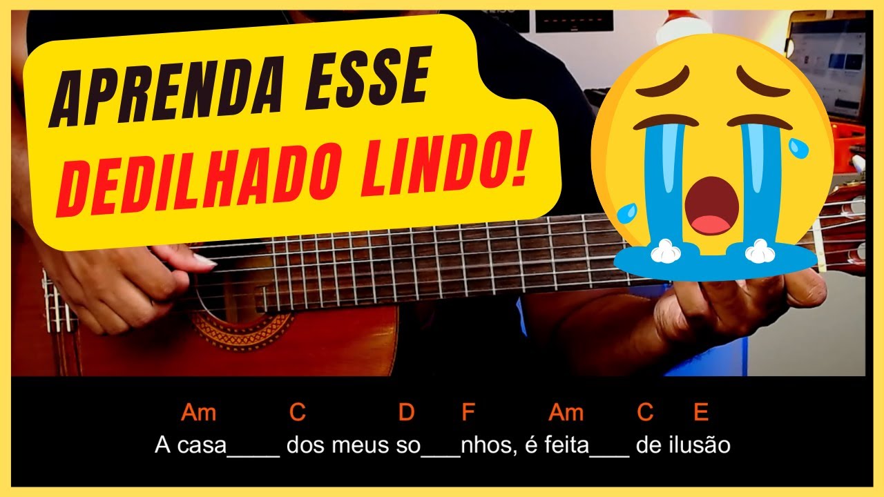 A CASA DO SOL NASCENTE - AGNALDO TIMÓTEO (aula de violão completa) | Dedilhado, Acordes e Batida