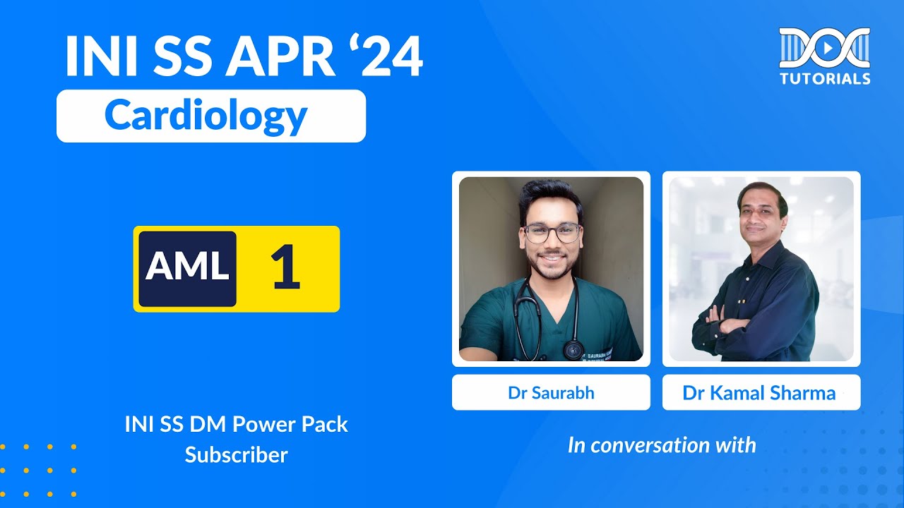 Dr Saurabh INI SS DM Cardiology Exam 2024 Rank 1 Success Story with Dr Kamal Sharma | DocTutorials