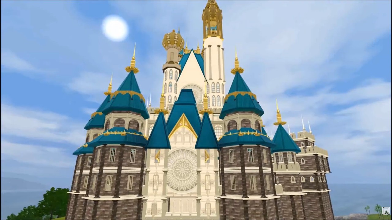 The Sims 3 Timelapse Cinderella Castle!
