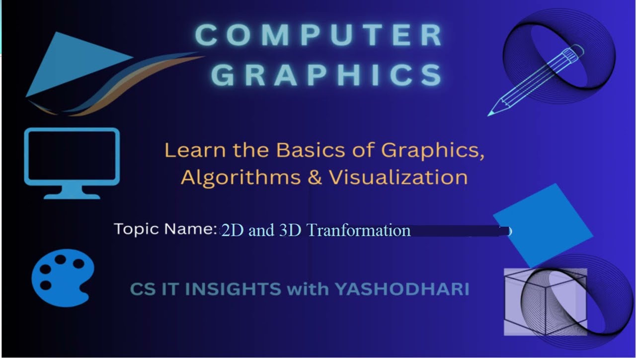 3d transformation in computer graphics | CG 3D-transformation of translation|#cg transformation