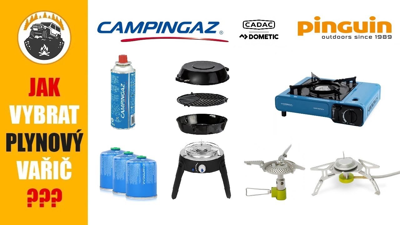 Vybíráme plynový vařič a gril | Druhy kartuší | Redukce na 2kg 10kg bombu | OFF TOUR Garage