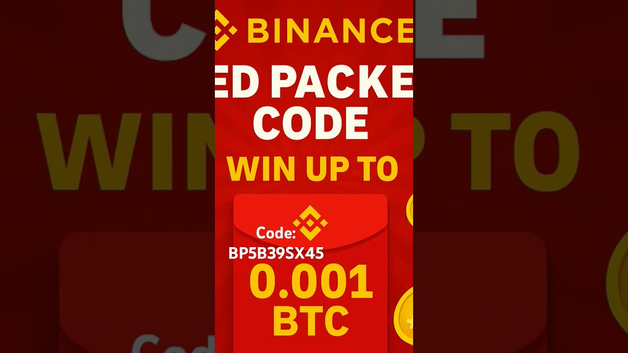 Binance red packet code today #binance #crypto #reedemcode #redpacket #freebtc