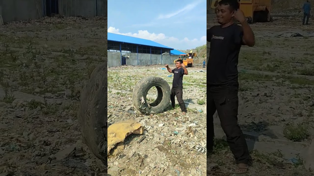 Pembujtian.. Pindahin sendiri ban loader #automotive #mekanik
