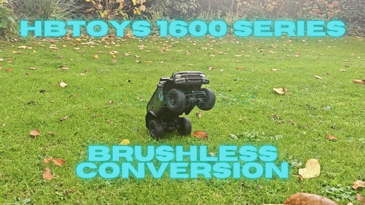 HB Toys Apex4WD R1600-Series: Brushless Conversion
