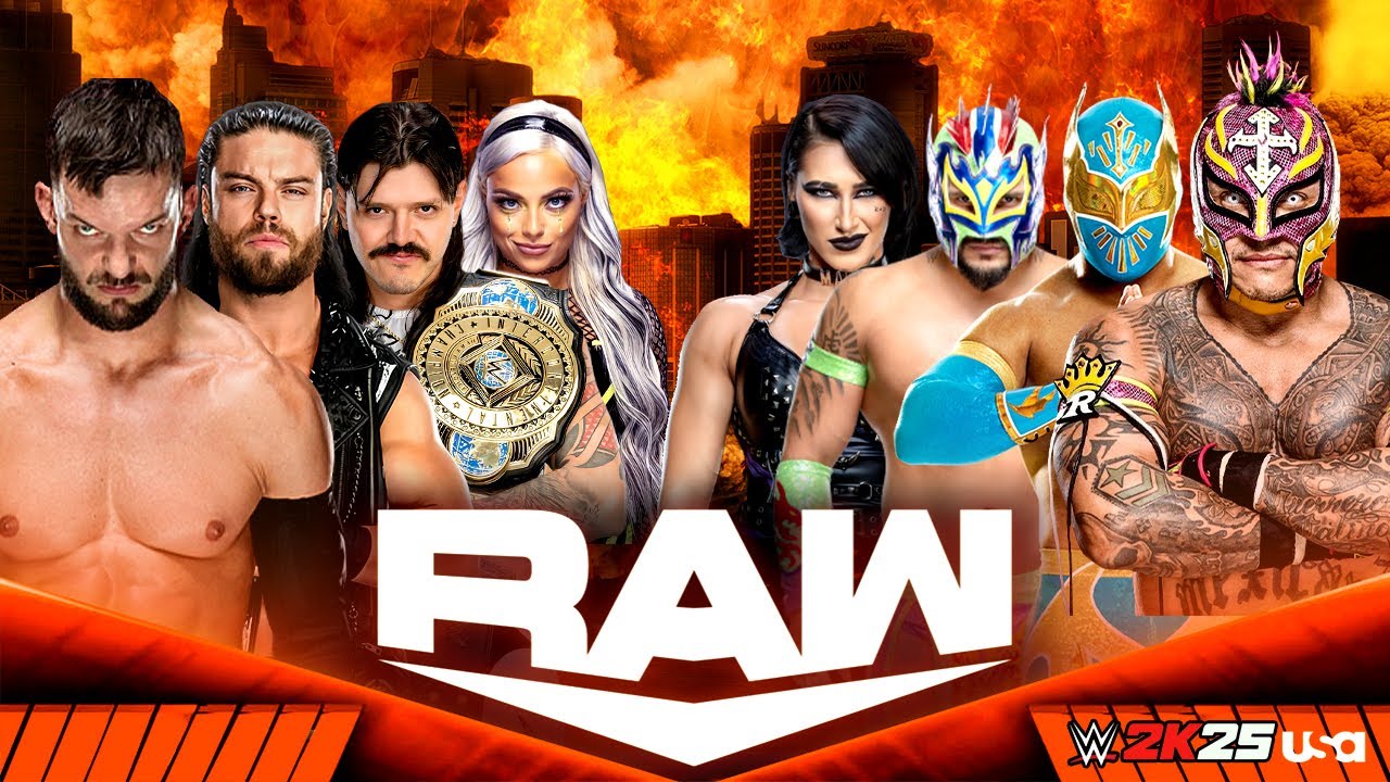 Judgement Day против Lucha Dragon и Rhea Ripley | WWE RAW 01/янв/2026