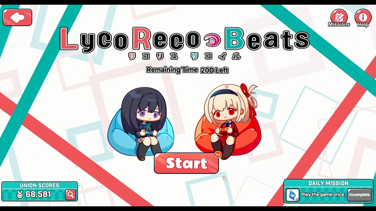 Goddess of Victory NIKKE - Lyco Reco Beats Hard (Lie Cause Recoil Collab Minigame)