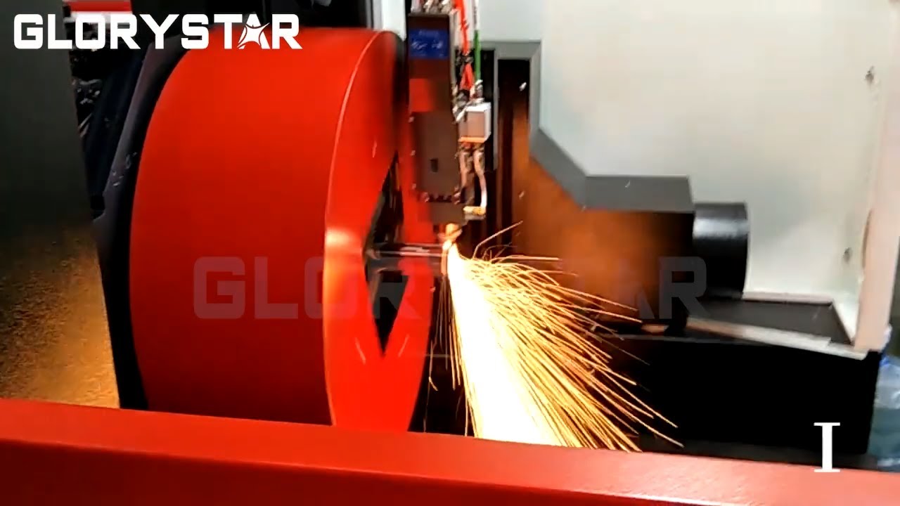 Automatic CNC Pipe Laser Cutting Machine For Tube Steel