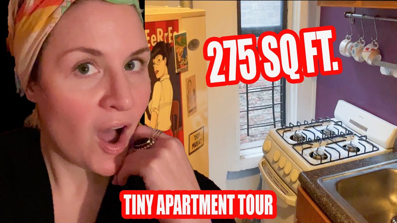 HOW I LIVE IN 275 SQ FT | TINY NYC APARTMENT TOUR
