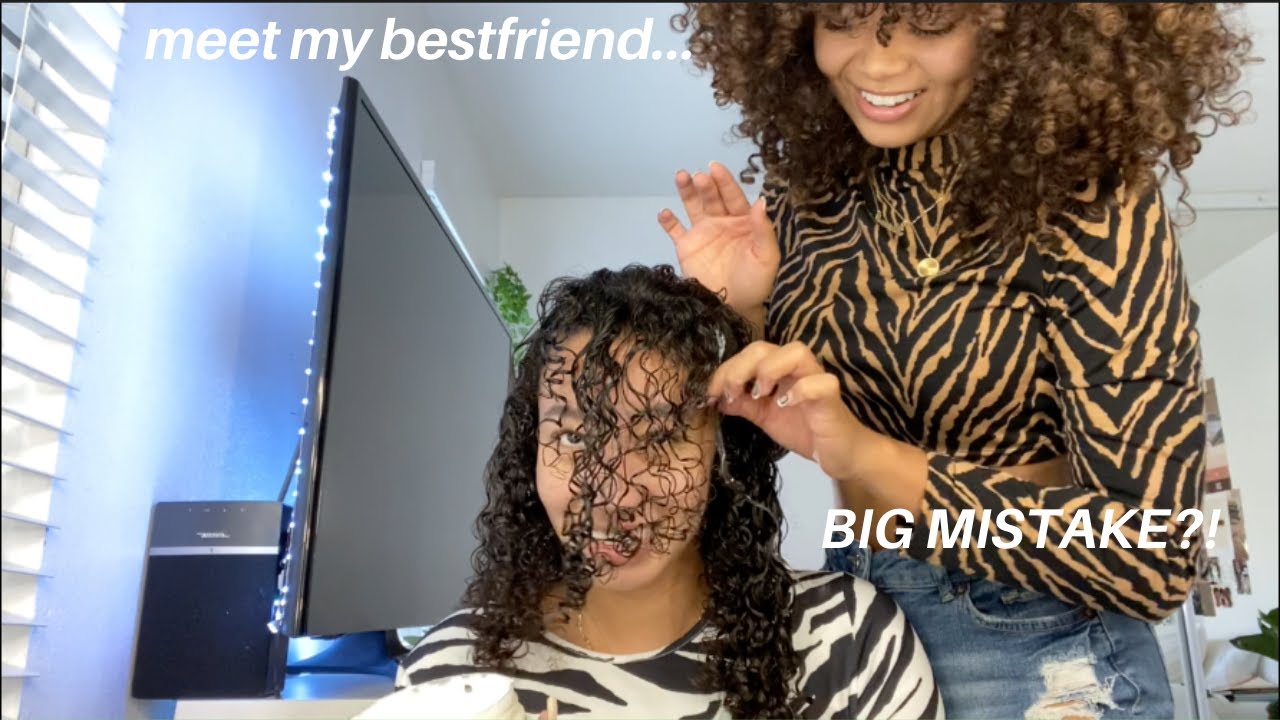 i did my bestfriend's hair...... ft. amira