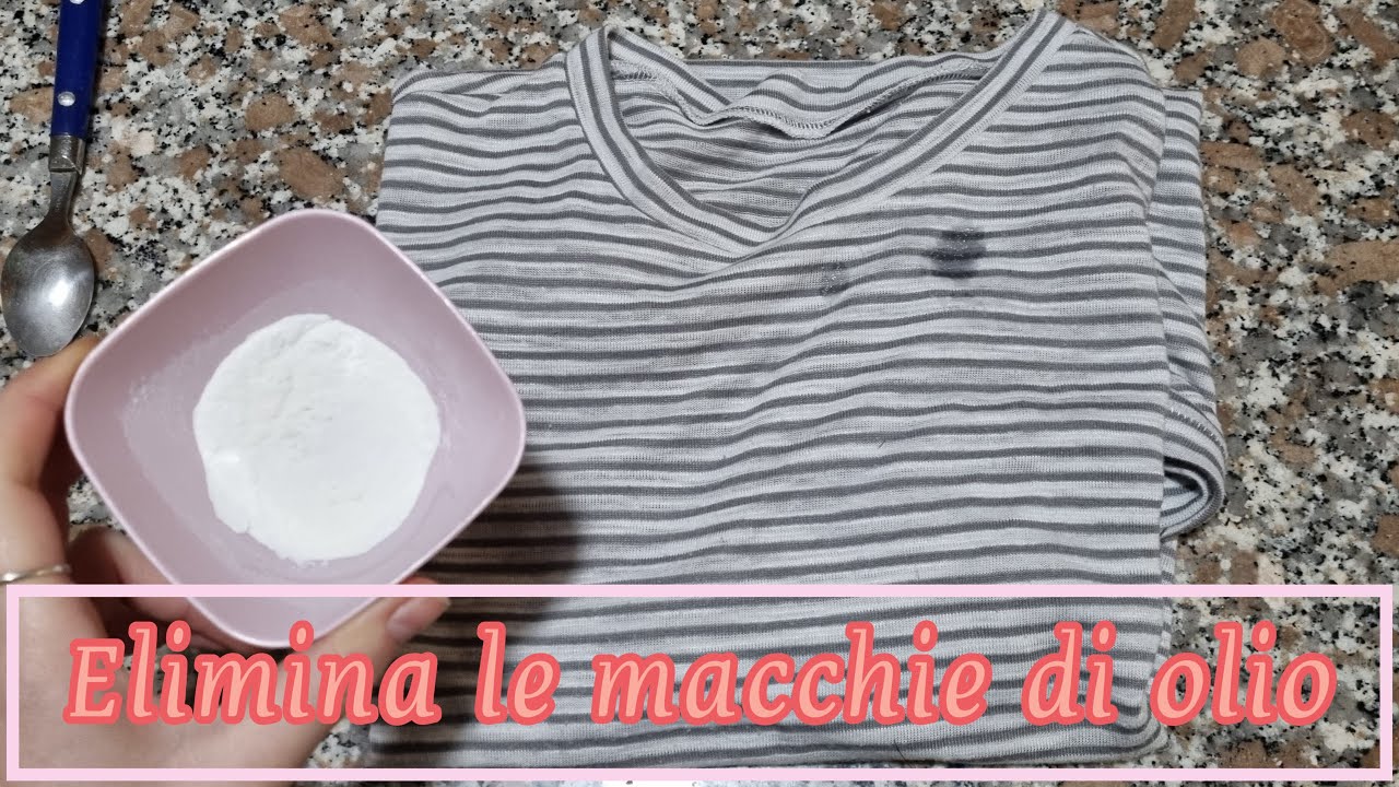 Come eliminare le macchie di olio sugli indumenti | MAMMASTYLE.IT |