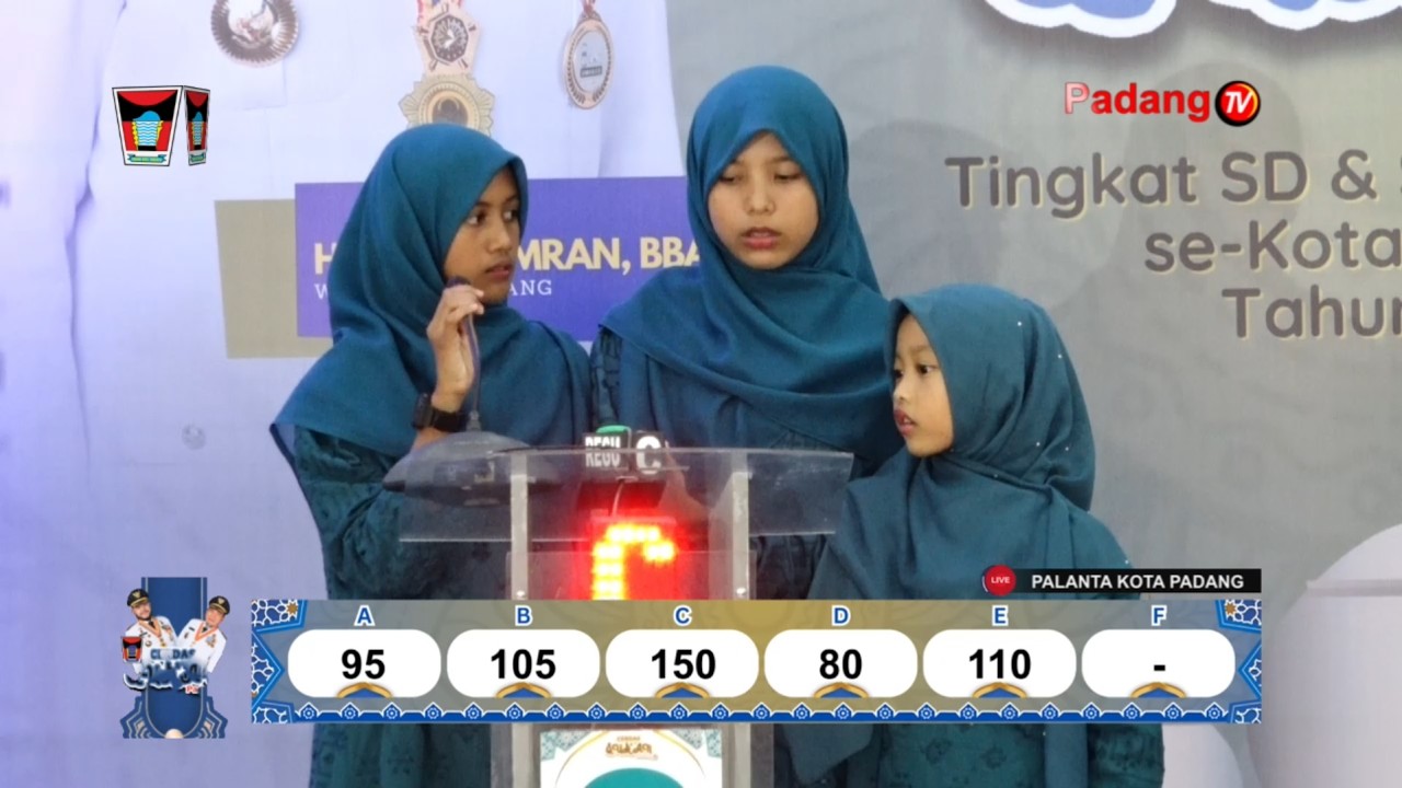🔴 LIVE : Cerdas Qur'an Tingkat Sekolah Dasar/Sederajat Kota Padang Tahun 2026 Episode 39